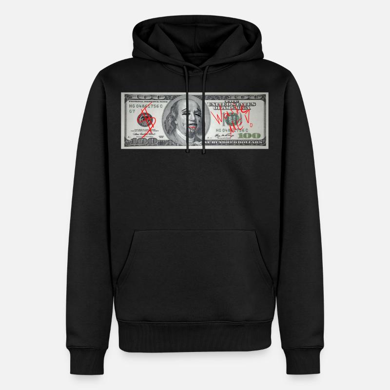 Waste ME! - Männer Premium Bio Hoodie - Schwarz