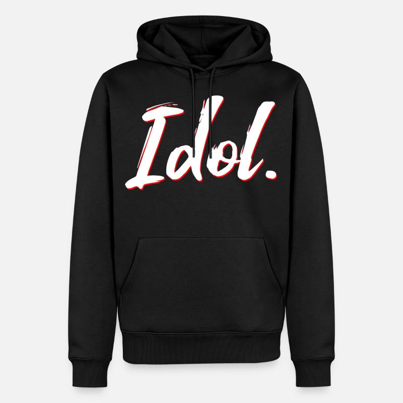 Idol neu - Männer Premium Bio Hoodie - Schwarz