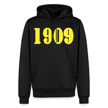 Dortmund die besten Fans - Männer Premium Bio Hoodie - Schwarz - Vorne - Nico (187cm)