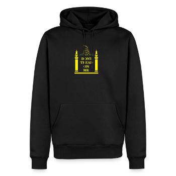Dont - Männer Premium Bio Hoodie - Schwarz - Vorne - Nico (187cm)