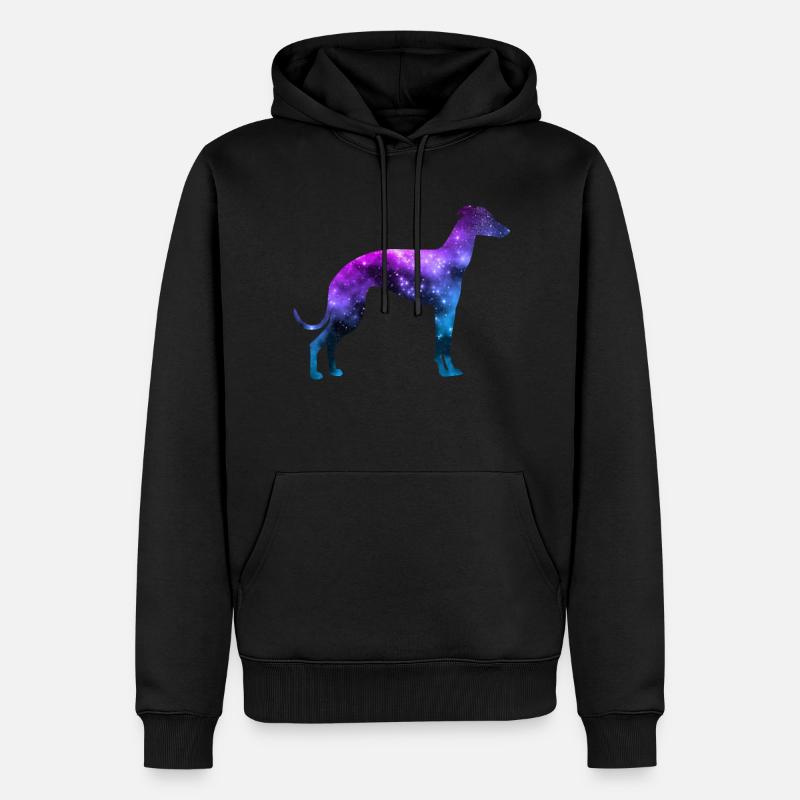 Chien de l'espace - Sweat à capuche Premium bio Homme - noir