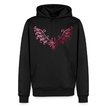 Fledermaus Fledermäuse Vampir - Männer Premium Bio Hoodie - Schwarz - Vorne - Nico (187cm)