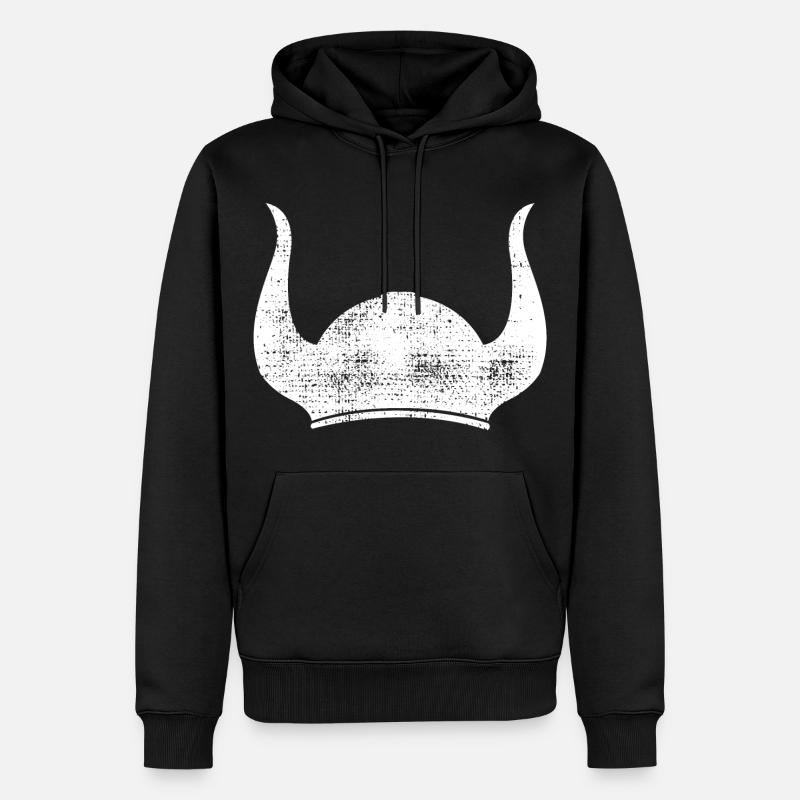 Vikings - Sweat à capuche Premium bio Homme - noir