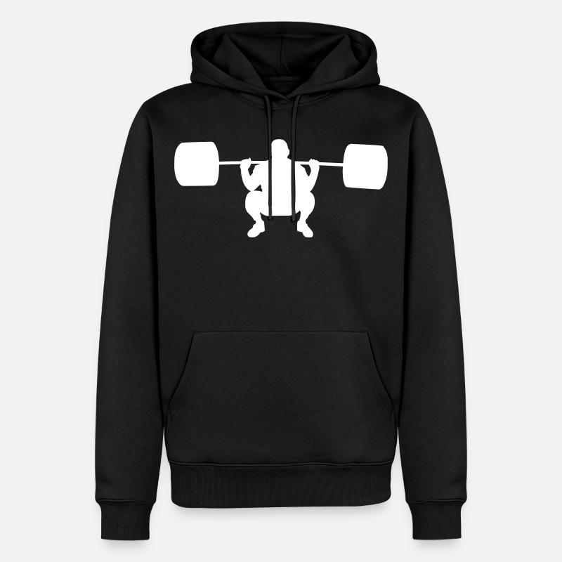 Soulever du poids - Sweat à capuche Premium bio Homme - noir