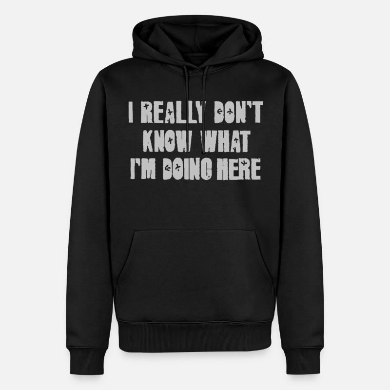 RS IRDKWIDH - Männer Premium Bio Hoodie - Schwarz