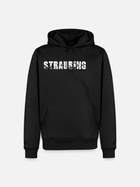 Straubing - Männer Premium Bio Hoodie - Schwarz