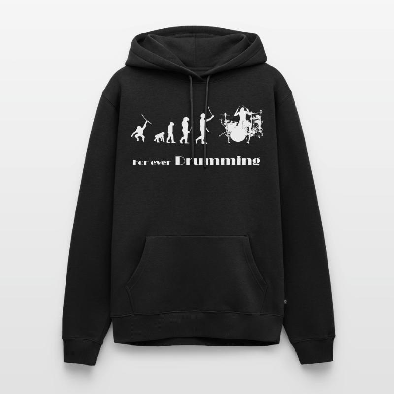 Evolution - For ever drumming Men’s Premium Organic Hoodie