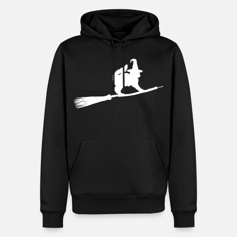 Sorcière de chat - Sweat à capuche Premium bio Homme - noir
