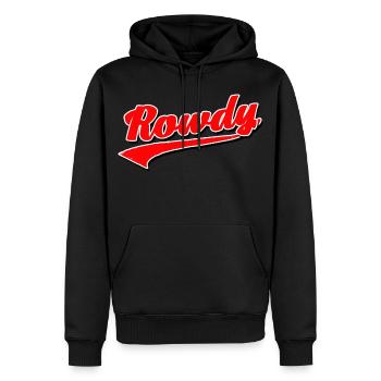 rowdy rüpel bandit gang dieb chaot bengel sohn - Männer Premium Bio Hoodie - Schwarz - Vorne - Nico (187cm)