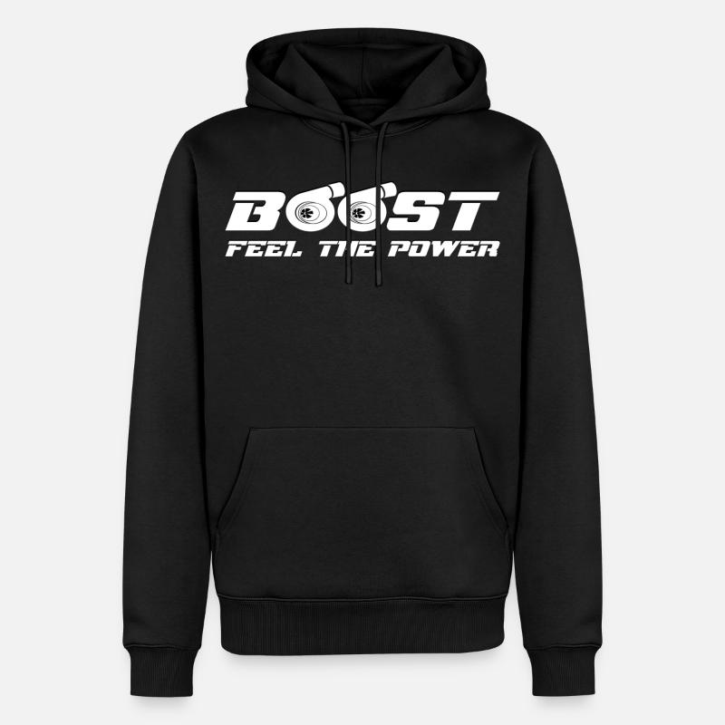 Boost Turbo - Sweat à capuche Premium bio Homme - noir