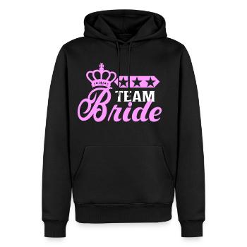 Bachelorette Team Bride Wedding bachelorette party - Männer Premium Bio Hoodie - Schwarz - Vorne - Nico (187cm)