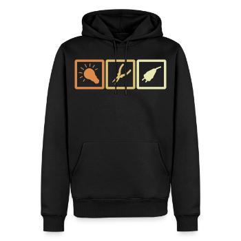 Elektriker Tools - Männer Premium Bio Hoodie - Schwarz - Vorne - Nico (187cm)