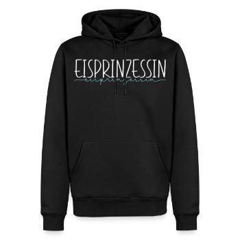 Eisprinzessin Eislauf Schlittschuhe Geschenk - Männer Premium Bio Hoodie - Schwarz - Vorne - Nico (187cm)