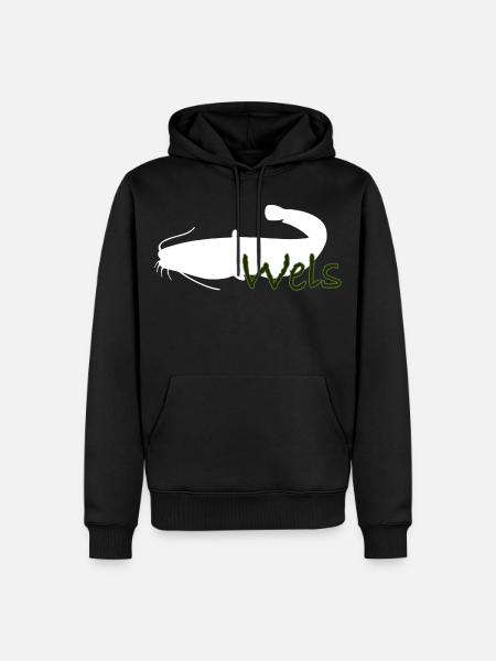 Wels - Männer Premium Bio Hoodie - Schwarz