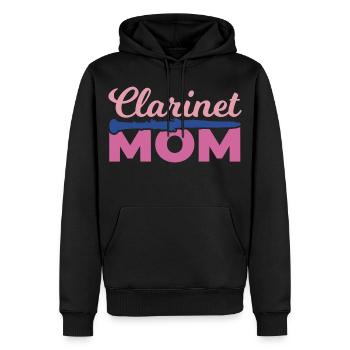 Klarinette Mama - Männer Premium Bio Hoodie - Schwarz - Vorne - Nico (187cm)
