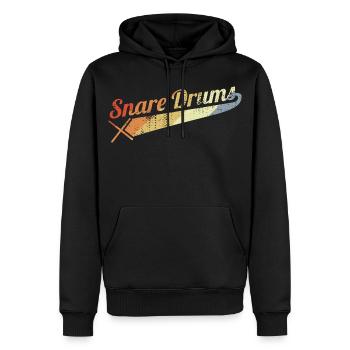 Baratter - Sweat à capuche Premium bio Homme - noir - Devant - Nico (187cm)