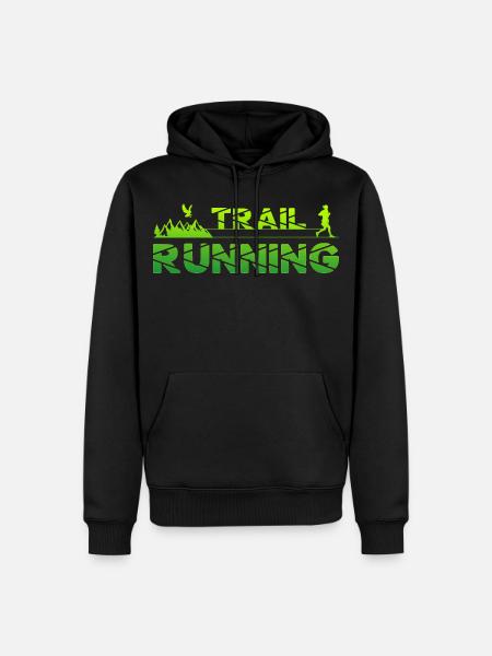 Trail Running Eagle Mountains Skog Sko Profil Grønn - Premium økologisk hettegenser for menn - svart