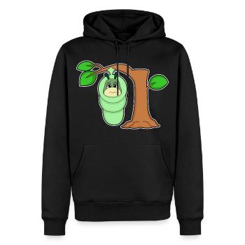 Sac de couchage Caterpillar - Sweat à capuche Premium bio Homme - noir - Devant - Nico (187cm)