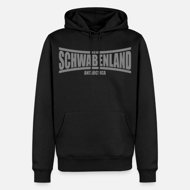 Nouvelle Souabe | Couleurs modifiables - Sweat à capuche Premium bio Homme - noir