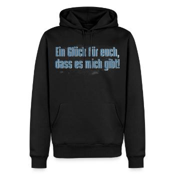 Witzigen Sprüchen Herren Fun Funny Spruch Lustige - Männer Premium Bio Hoodie - Schwarz - Vorne - Nico (187cm)