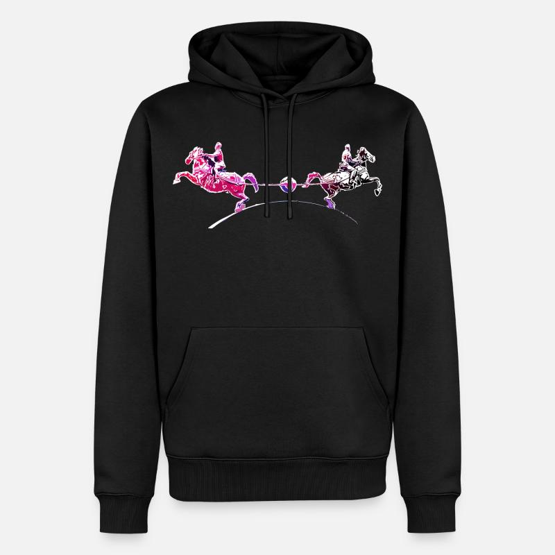 Magdeburger | Magdeburg | Halbkugel-Experiment - Männer Premium Bio Hoodie - Schwarz