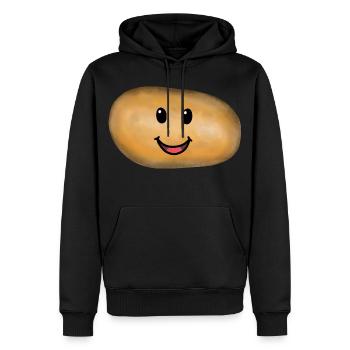 Kartoffel Gemüse Kartoffeln - Männer Premium Bio Hoodie - Schwarz - Vorne - Nico (187cm)