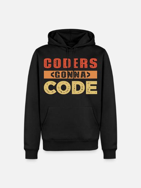 Developer Saying - Men’s Premium Organic Hoodie - black