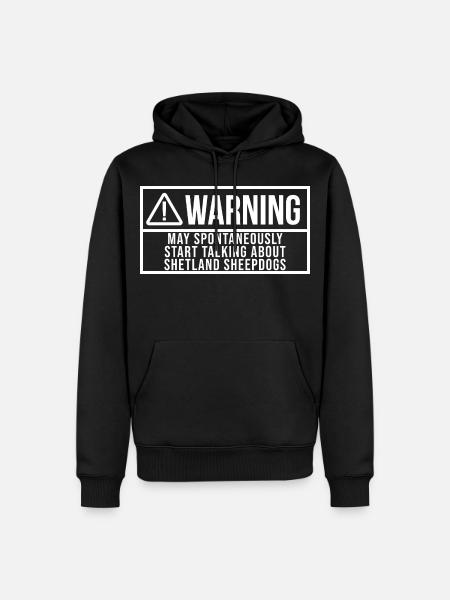 Shetland Schäferhund Shetland Schäferhund - Männer Premium Bio Hoodie - Schwarz