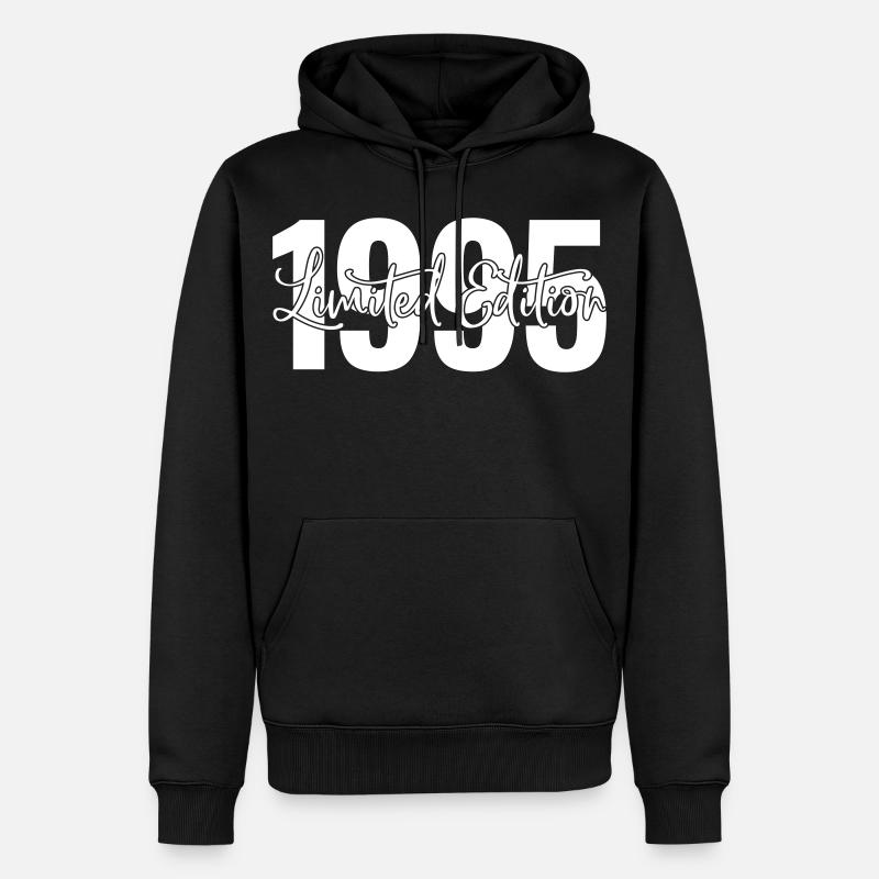 Edition limitée 1995 - Sweat à capuche Premium bio Homme - noir