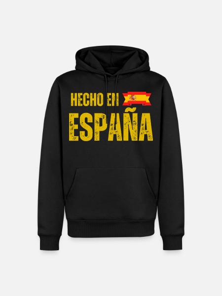 Made in Spain, Spanish pride - Men’s Premium Organic Hoodie - black