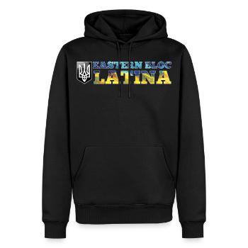 Bloc de l’Est Latina Ukraine Ukraine Cadeau - Sweat à capuche Premium bio Homme - noir - Devant - Nico (187cm)