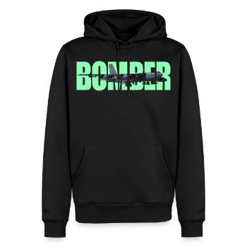 Bomber B-52 Stratofortress - Männer Premium Bio Hoodie - Schwarz - Vorne - Nico (187cm)