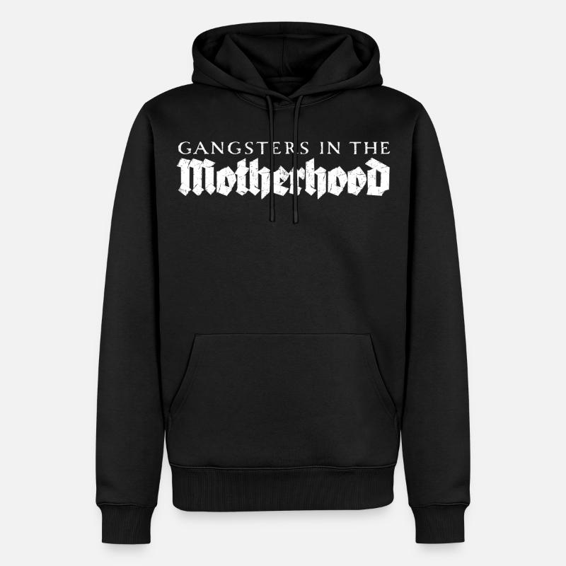 Gangsters dans la maternité - Sweat à capuche Premium bio Homme - noir