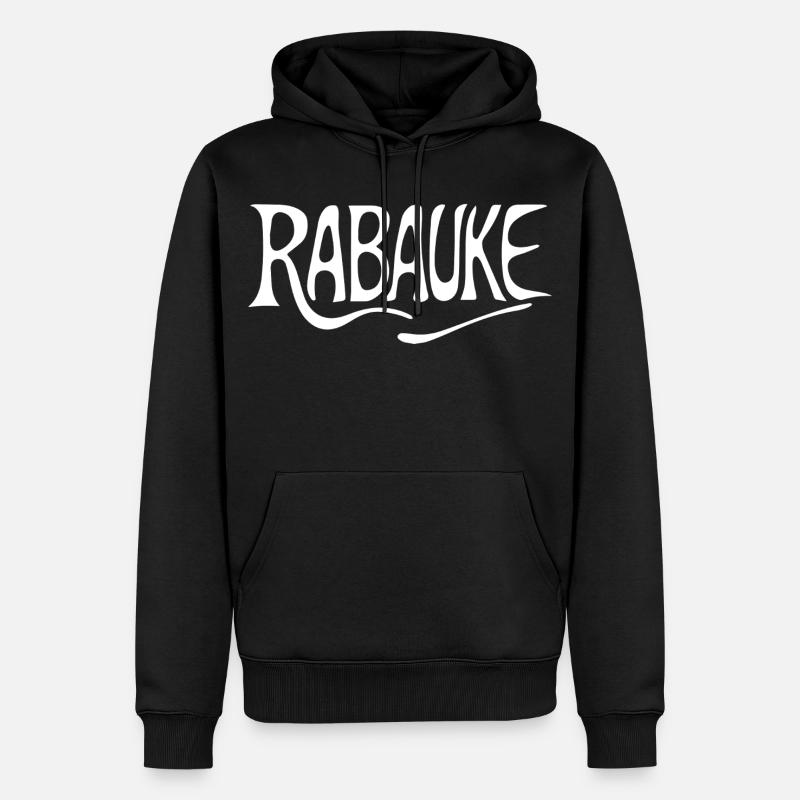 Rabauke - Männer Premium Bio Hoodie - Schwarz