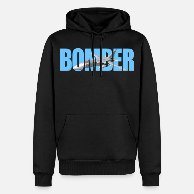 Bomber Su-24 - Men’s Premium Organic Hoodie - black
