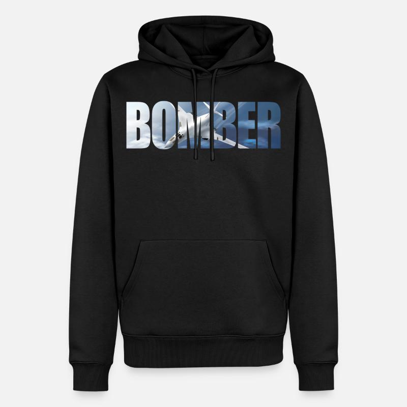 Bomber Tu-160 - Men’s Premium Organic Hoodie - black