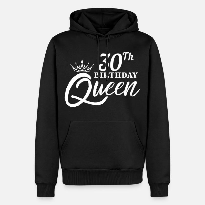 30. Geburtstag - Männer Premium Bio Hoodie - Schwarz