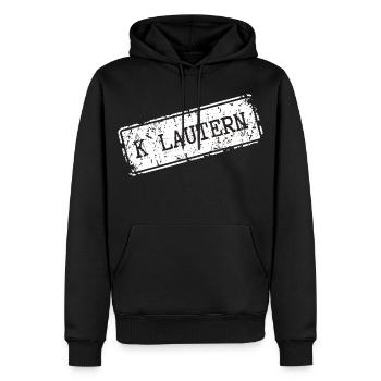 Kaiserslautern - Männer Premium Bio Hoodie - Schwarz - Vorne - Nico (187cm)