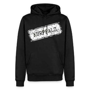 Kurrhatz Licensed Print Design - Men’s Premium Organic Hoodie - black - Front - Nico (187cm)