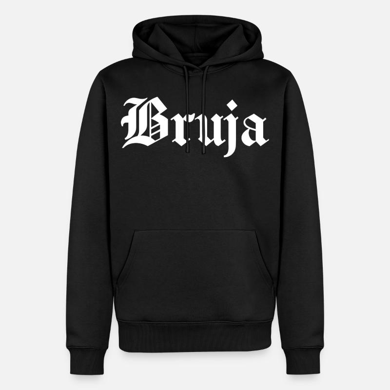 Bruja Sorcière Halloween - Sweat à capuche Premium bio Homme - noir