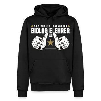 Biologielehrer - Männer Premium Bio Hoodie - Schwarz - Vorne - Nico (187cm)