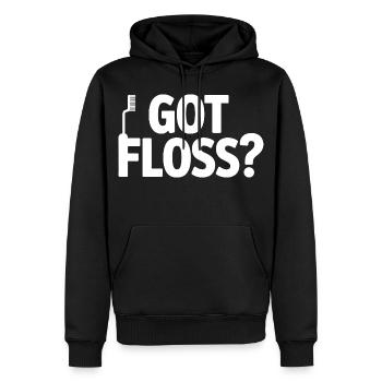 Zahnarztpraxis Mundgesundheit Design - Männer Premium Bio Hoodie - Schwarz - Vorne - Nico (187cm)