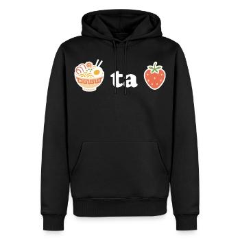 Bringen Sie Ihre Erdbeere zurück - Bringen Sie Ihre Erdbeere zurück - Männer Premium Bio Hoodie - Schwarz - Vorne - Nico (187cm)