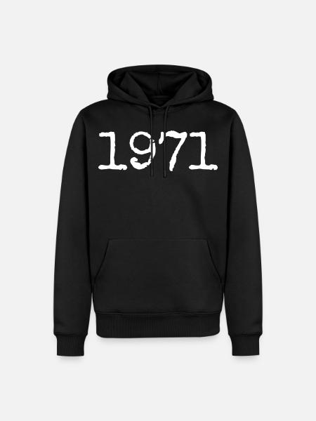 Legendär seit 1971 - Männer Premium Bio Hoodie - Schwarz