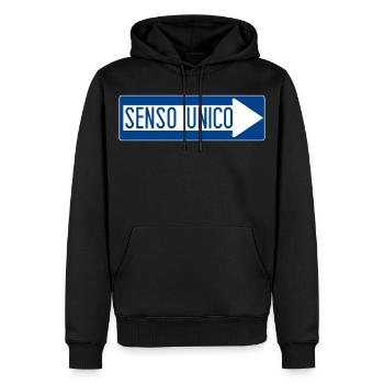 2560px-Abb. _82_a_-_Senso_unico_-_1959 - Männer Premium Bio Hoodie - Schwarz - Vorne - Nico (187cm)