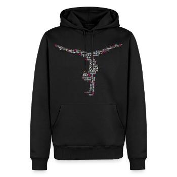 Turnen Geschenk für Turnerin - Lustig - Männer Premium Bio Hoodie - Schwarz - Vorne - Nico (187cm)