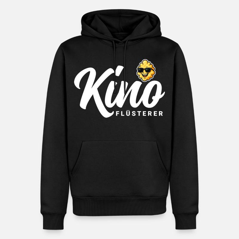 Chuchoteur de Cinéma - Sweat à capuche Premium bio Homme - noir
