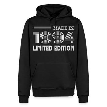Original 1994 Vintage 1994 Retro Jubiläum 1994 - Männer Premium Bio Hoodie - Schwarz - Vorne - Nico (187cm)