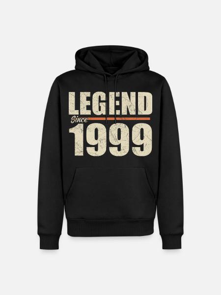 Anniversary 1999 | Legend since 1999 - Men’s Premium Organic Hoodie - black