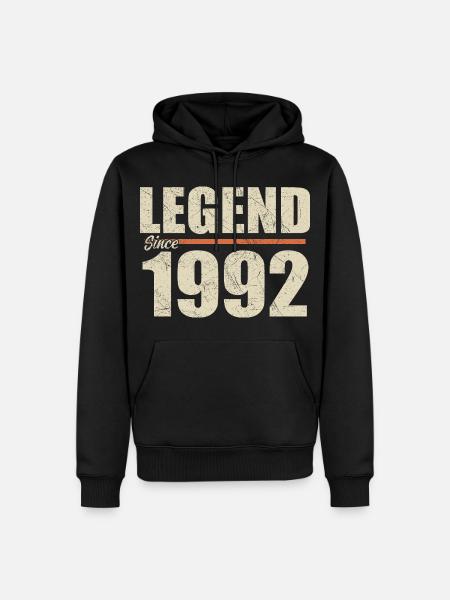 Anniversary 1992 | Legend since 1992 - Men’s Premium Organic Hoodie - black